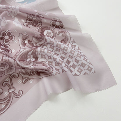 Cross-Border New Product Voile Print 110 Square Scarf Classic Lace Scarf Turban Malaysian Shawl