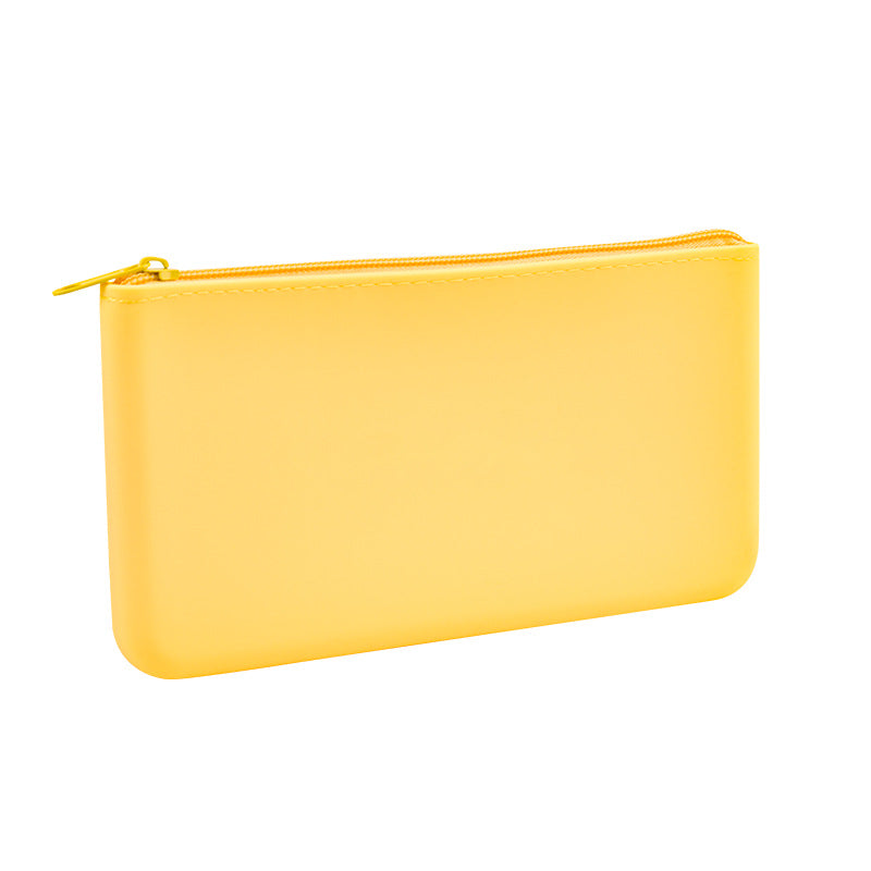Silicone Travel Data Cable Clutch Bag for Storing Mobile Phones, Earphones, Makeup Brushes, and Cosmetics, Ins-Style Foreign Trade