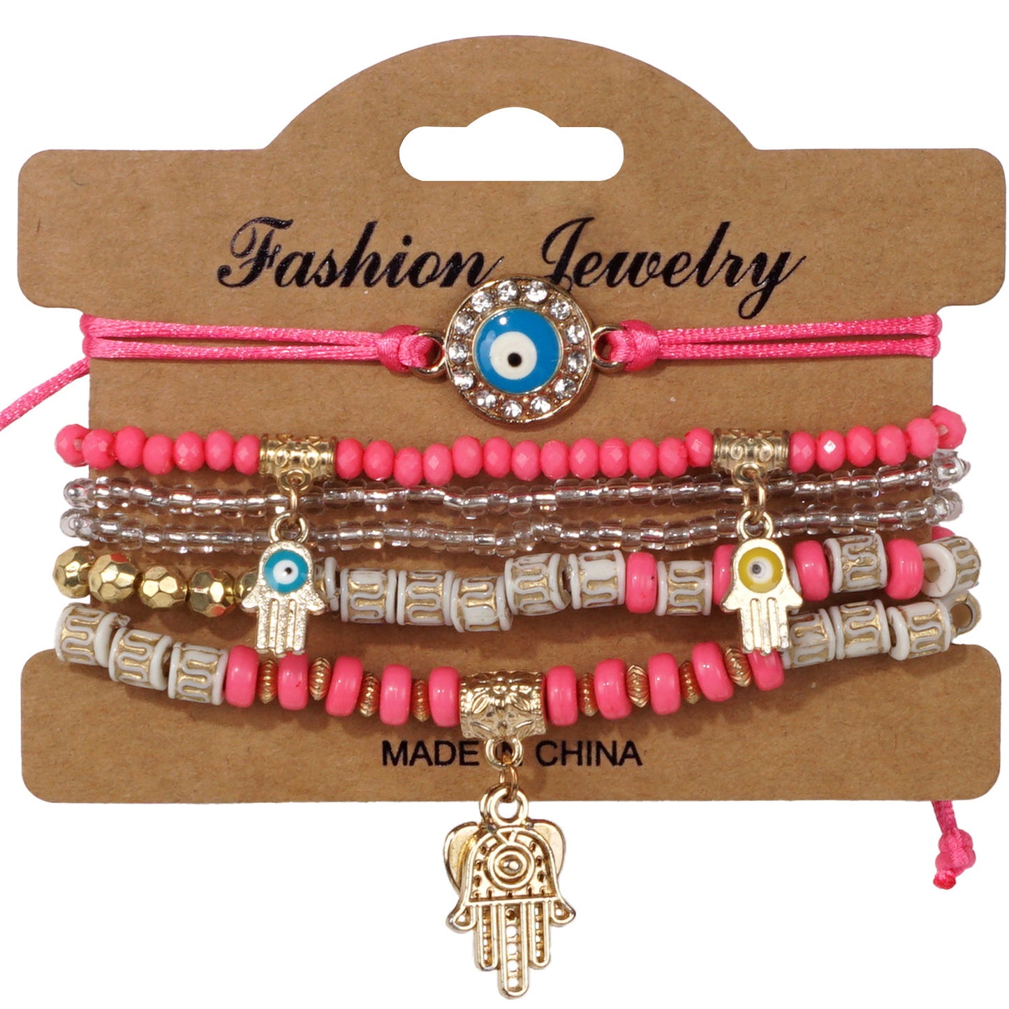 European and American Cross-Border Hot-Selling New Bohemian Bracelets Creative Tassel Multi-Layer Beaded Bracelets Fashion Jewelry