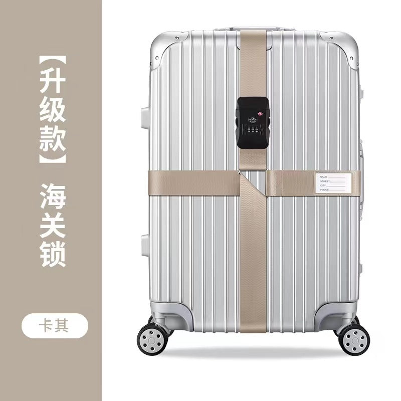 Trunk strap cross packing belt safety fixing consignment travel box protection tightening reinforcement belt binding rope