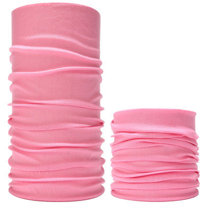 Solid Color Outdoor Turban Riding Flying Scarf Varied Magic Turban Men's and Women's Sunscreen Windproof Scarf Headgear Neck Sleeve Hair Band