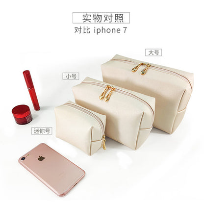 Cross-Border Popular Dopamine Makeup Bag, Portable Travel Toiletry Storage Bag, Clutch Bag, Waterproof Makeup Storage Bag