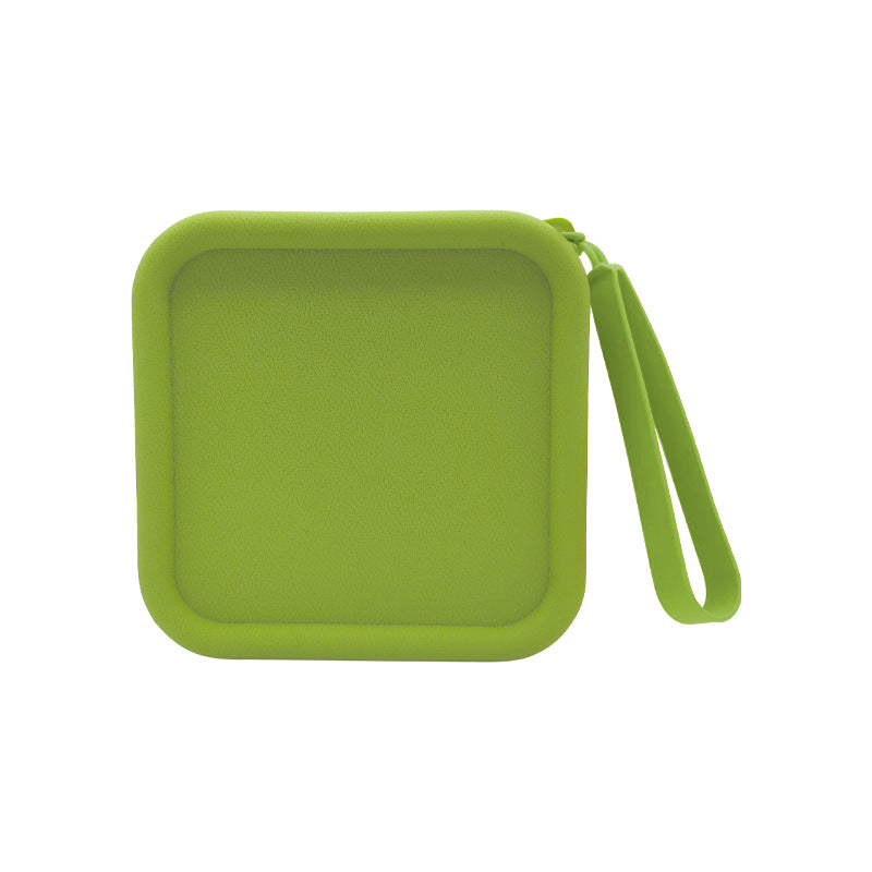 Large-Capacity Lightweight Data Cable Power Bank Storage Creative Makeup Bag Silicone Travel Storage Bag Toiletries