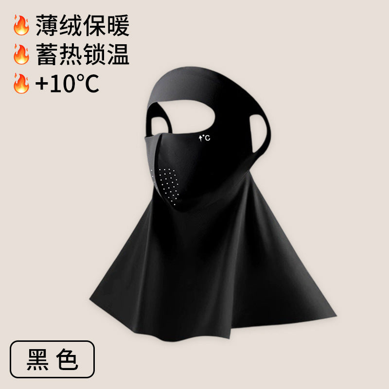 UPF500 Sunscreen Face Gini Mask Women's UV Protection Ice Silk Summer Breathable 7A Antibacterial Hyaluronic Acid Mask