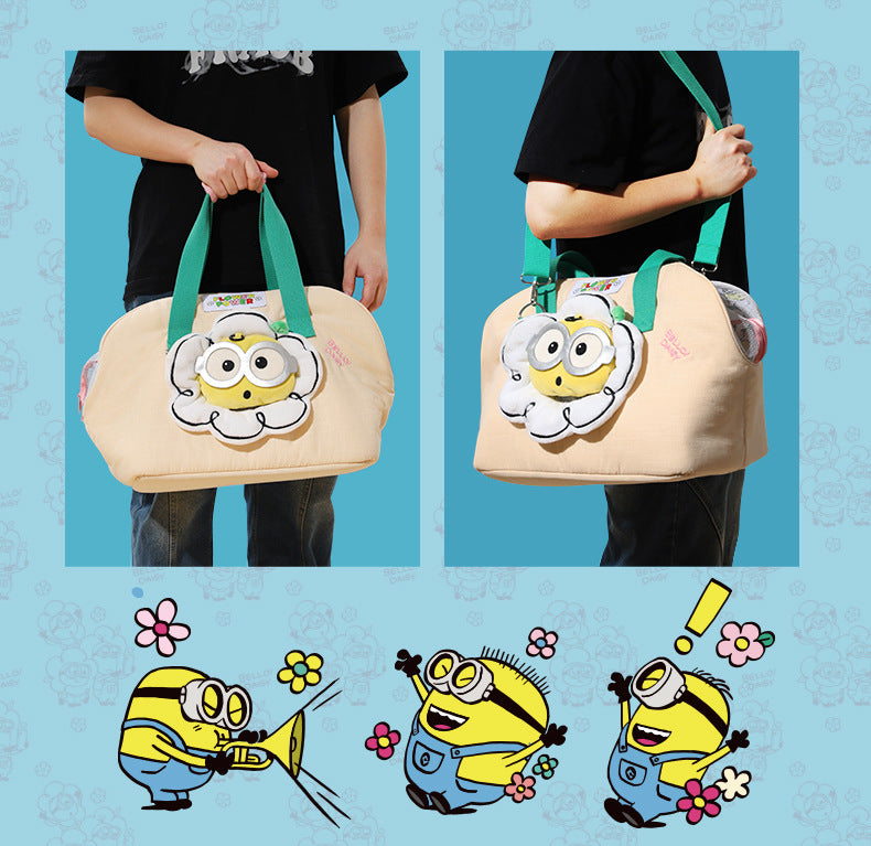 Minions Minion Pet Backpack Cat Outing Bag Pet Small and Medium-Sized Dog Outing Portable Dog Backpack