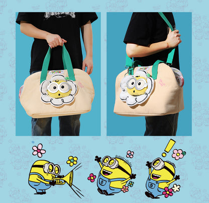 Minions Minion Pet Backpack Cat Outing Bag Pet Small and Medium-Sized Dog Outing Portable Dog Backpack