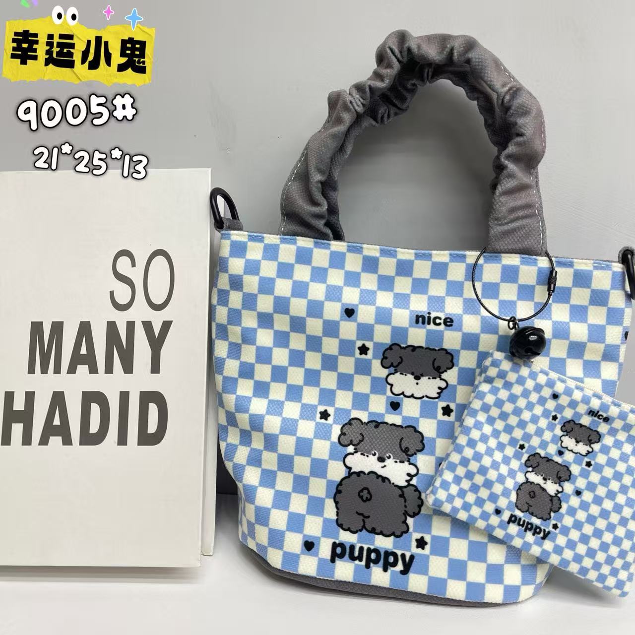 In-Stock New Small Cloth Bag Ins Cute Cartoon Women's Summer Cloth Bag Handbag Casual Tote Bag Upgrade