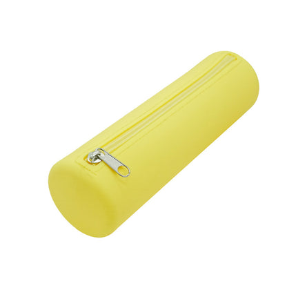 Round Silicone Bag Large Capacity Travel Multi-Purpose Toiletries Storage Bag Stationery Cosmetic Storage Box Storage
