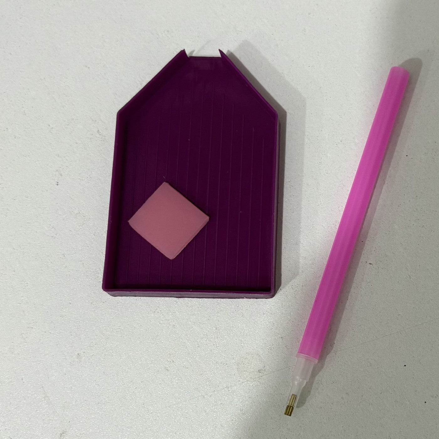 DIY new diamond painting tools suit purple drill pen mastic drill disc multi-functional open disc tool