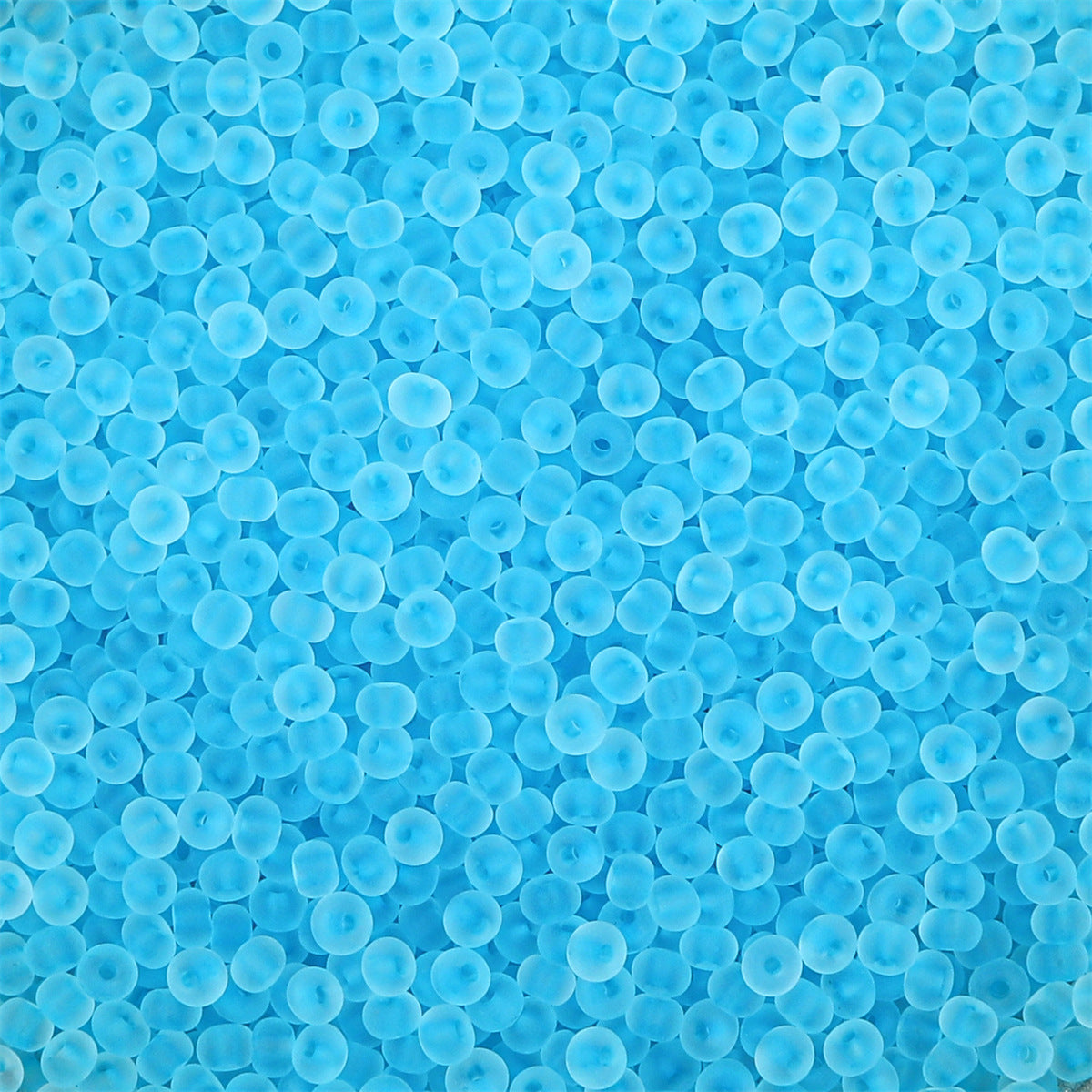High quality domestic transparent frosted rice beads loose beads handmade DIY bracelet necklace accessories material factory direct sales