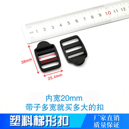 Spot Plastic Double Buckle Clothing Accessories Snap Buckle Back Box Book Mountaineering Bag Accessories Connection Safety Buckle