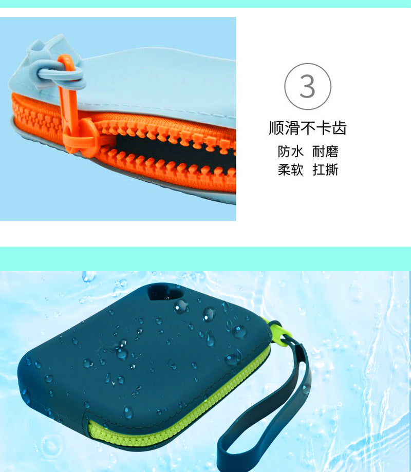 Multi-purpose new silicone storage bag portable key waterproof and dustproof bag data storage bag pet snack bag