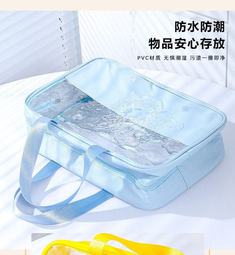 High-End Portable Travel Large-Capacity Toiletry and Makeup Storage Bag, Large-Capacity, High-Looking, Light Luxury Makeup Bag