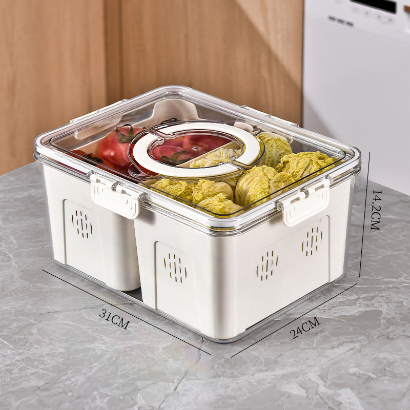 Seasoning Fresh-keeping Plastic Kitchen Sealed Box Spice Storage Box Food Grade Format Transparent Cereal Seasoning