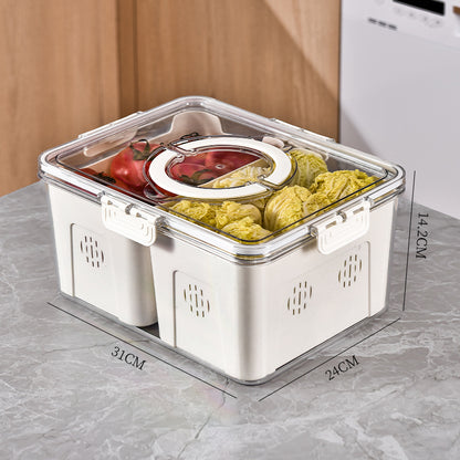 Seasoning Fresh-keeping Plastic Kitchen Sealed Box Spice Storage Box Food Grade Format Transparent Cereal Seasoning
