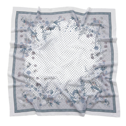 Cross-Border New Product Voile Print 110 Square Scarf Classic Lace Scarf Turban Malaysian Shawl