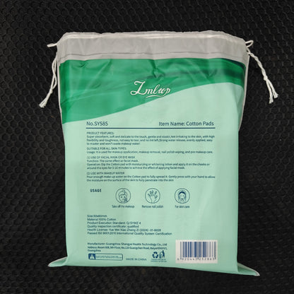 Lmltop Cross-Border Cotton Sandwich Makeup Cotton 200 Pieces Double-Sided Plain Wet Makeup Remover Cotton Pads Sy585