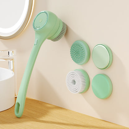 Cross-Border Electric Bath Brush Rotating Multi-Functional Bath Brush Waterproof Lazy Bath Brush Back Rub Bath Instrument Home