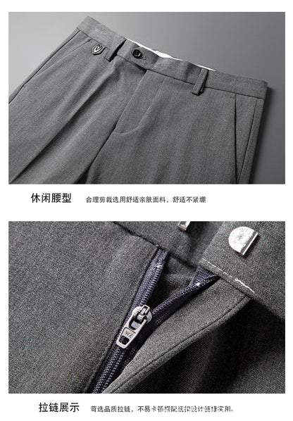 A 1.45kg Piece Set of Spring & Fall Casual Small Suit Jacket Men's Korean Style Slim Gray Formal Full Suit Suit