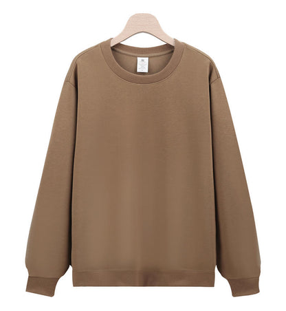 Cross-Border Heavy Sweatshirt with Logo Printed on It, Group Annual Meeting Cultural Shirt, Advertising Shirt Design, Velvet Round Neck Sweatshirt, Work Clothes