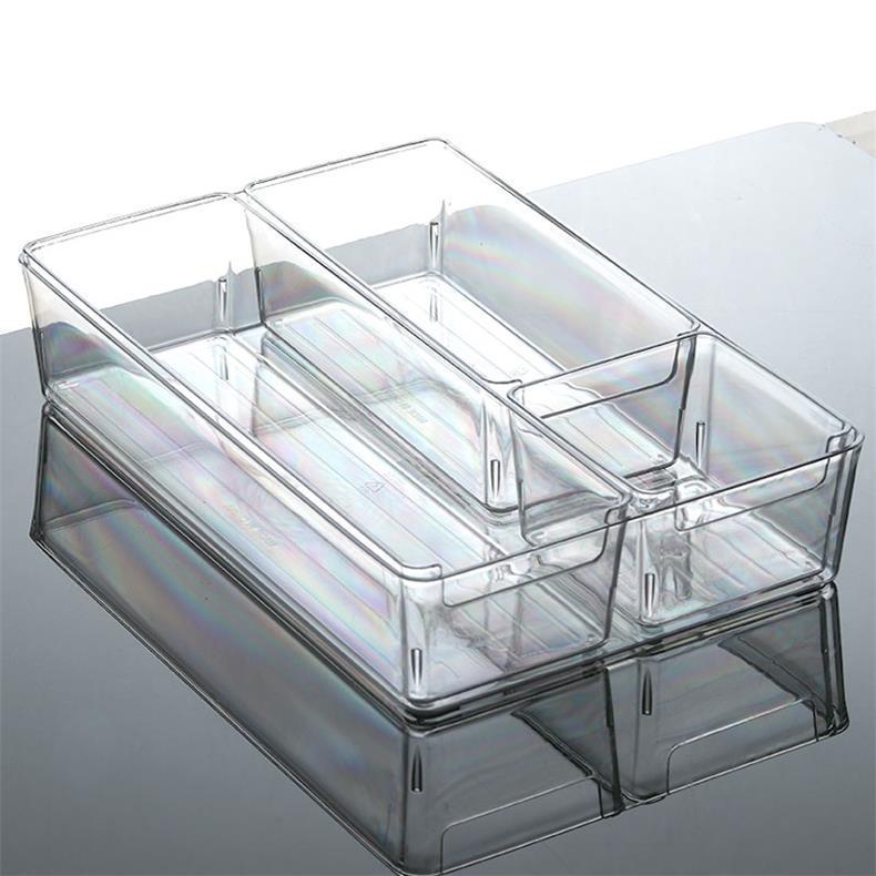 Desktop Storage Box Dormitory Cosmetics Transparent Basket Acrylic Drawer Mask Organizer Box Snack Sundry Storage Rack