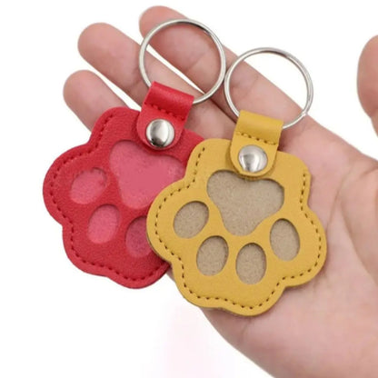 New Pet Hair Storage Bag, Dog Paw Keychain Pendant, Cat and Dog Hair Storage Keychain