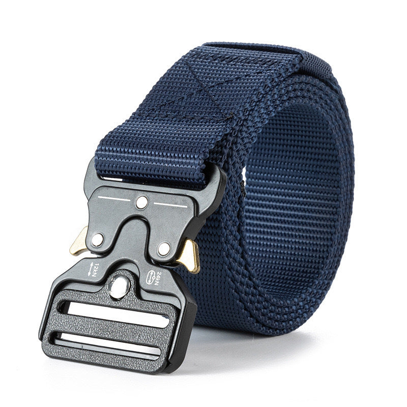 Factory direct cross-border nylon automatic buckle belt outdoor tooling tactical pants belt military training belt men wholesale