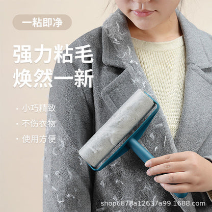 Hair Sticker Tearable Roller Clothes Hair Removal Artifact Pet Hair Removal Roller Brush Hair Sticky Roll Paper Clothes Dust Sticky Paper