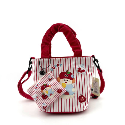 In-Stock New Small Cloth Bag Ins Cute Cartoon Women's Summer Cloth Bag Handbag Casual Tote Bag Upgrade