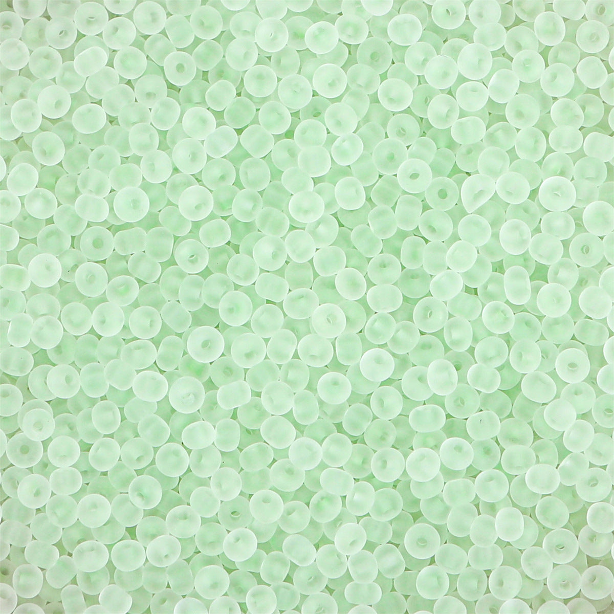 High quality domestic transparent frosted rice beads loose beads handmade DIY bracelet necklace accessories material factory direct sales