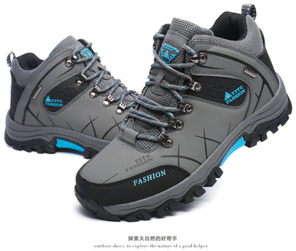 Cross-Border Recommendation for Autumn and Winter Men's Low-Top Outdoor Mountaineering and Hiking Sports Shoes, Men's Non-Slip and Wear-Resistant Work Boots
