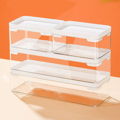 Mirror cabinet acrylic sundries stationery pencil storage box finishing box narrow strip storage transparent note hand account