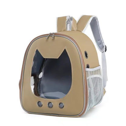 Pet Supplies Cat Carrier Backpack, Space-Style Bag, Light Transparent Pet Carrier, Comfortable and Breathable Cat Backpack, Large Capacity