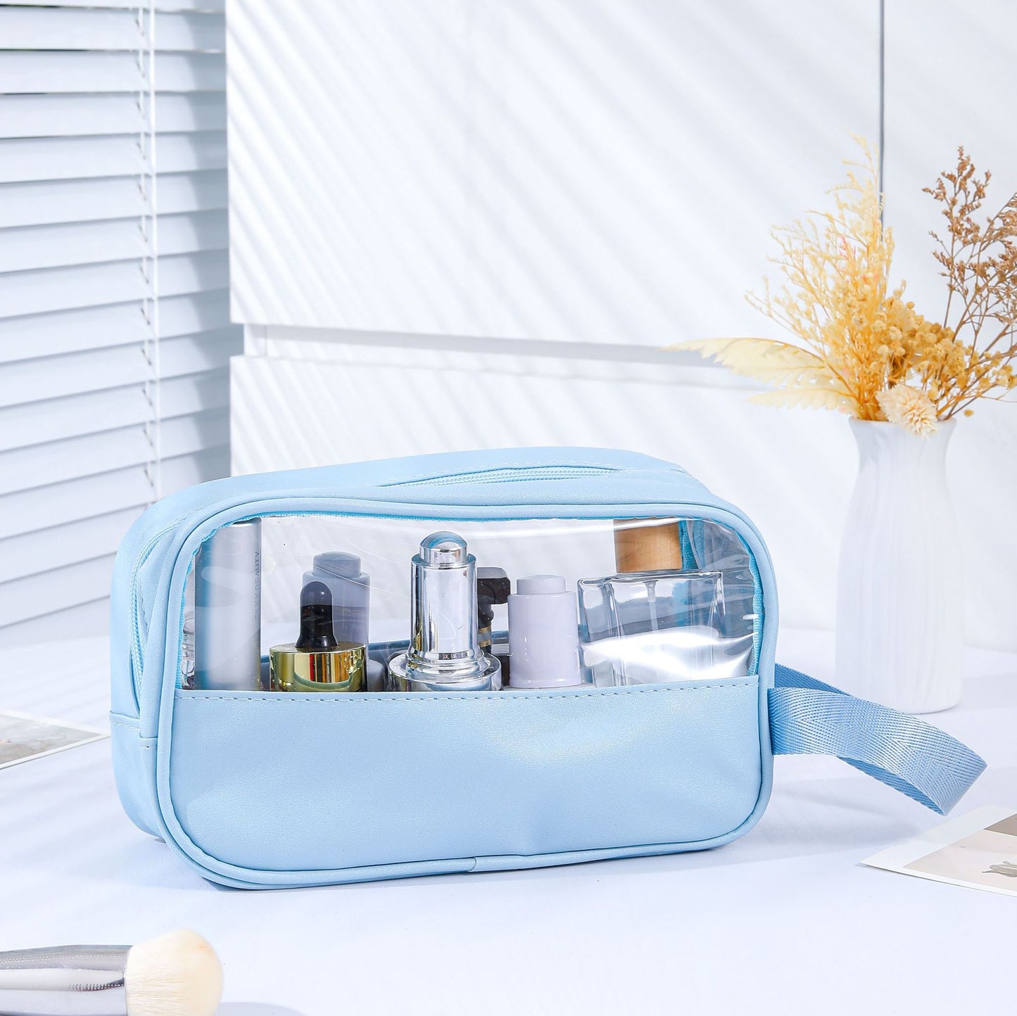 High-End Portable Travel Large-Capacity Toiletry and Makeup Storage Bag, Large-Capacity, High-Looking, Light Luxury Makeup Bag