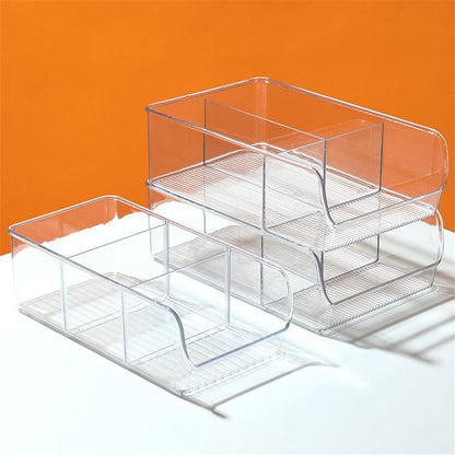 Food-Grade Storage Box, Acrylic Refrigerator Storage, Desktop Book Storage Box, Student Dormitory Sundries, Facial Mask Organization