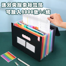 Transparent Multi-Layer Loose-Leaf A4 Folder Pp Student Certificate and Test Paper Storage Book File Folder for Pregnancy Check-Up and Music Score Storage