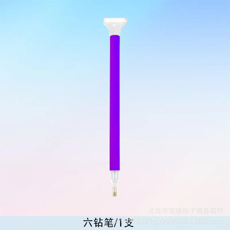 DIY new diamond painting tools suit purple drill pen mastic drill disc multi-functional open disc tool