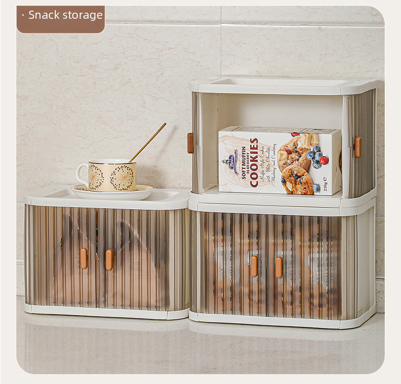 Yeya Simple and Creative Desktop Organizing Cosmetics Storage Box Living Room Entrance Desk Can Be Stacked with Makeup Storage
