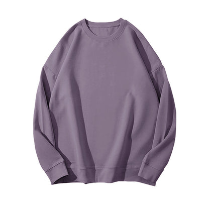 Solid Color Velvet Sweatshirt for Women in Autumn and Winter Korean Style Loose Casual Top T-Shirt Female Student Couple Outwear Bottoming Shirt