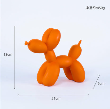 Nordic Light Luxury Blow Dog Ornaments Modern Creative Simple Living Room Desktop TV Cabinet Home Entrance Decorations