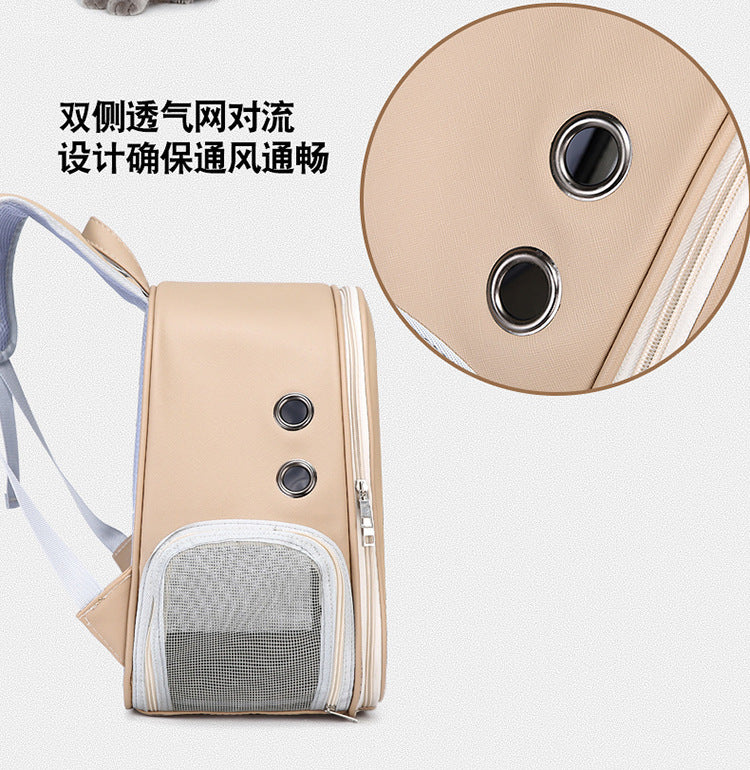 Pet Supplies Cat Carrier Backpack, Space-Style Bag, Light Transparent Pet Carrier, Comfortable and Breathable Cat Backpack, Large Capacity