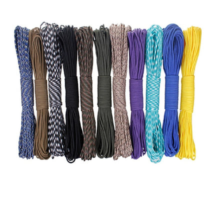 7-core 4mm umbrella rope polypropylene fiber multi-function mountaineering paratrooper traction rope life-saving equipment fixed safety umbrella rope