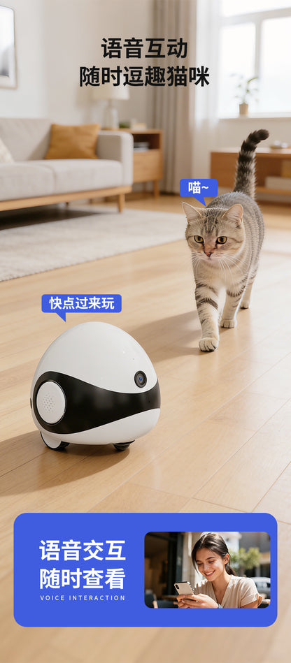 Smart Laser Cat Teaser Camera Wireless Remote Companion for Pets Cross-Border Hot-Selling Pet Monitoring Factory Wholesale