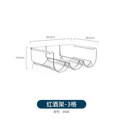 Mug Storage Box Desktop Double-Layer Cup Rack Water Cup Coffee Shelf Cup Tea Cup Storage Rack Transparent Acrylic