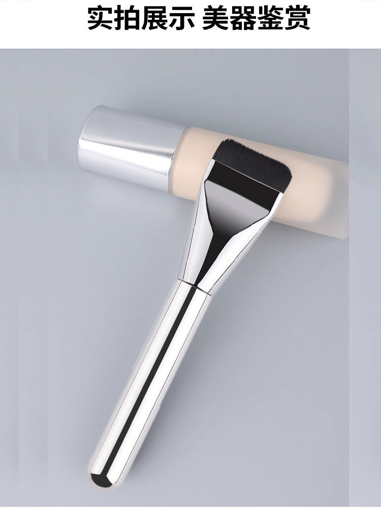 Popular One-Line Liquid Foundation Makeup Brush Blade Ultra-Thin Mask Flat Brush Beginners Do Not Eat Powder Makeup Brush