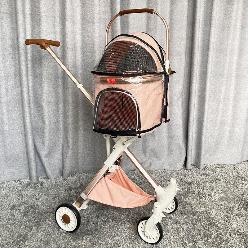 Outdoor Pet Cart Rain Cover Eva Transparent Cart Poncho Rainproof Warm Dog Cart Raincoat Windproof Cover Wholesale