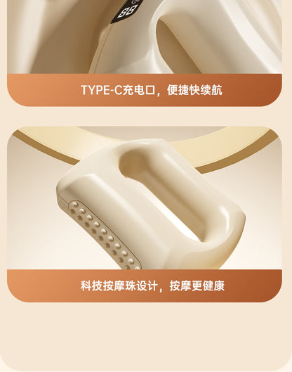 Vibrating Muscle Relaxation Massager, Fat-Burning Mini Fascia Ring, Yoga Fitness USB Rechargeable Fascia Gun, Cross-Border