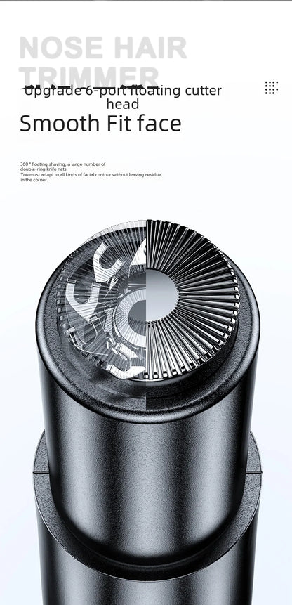 2021 New Model Men's Nose Hair Trimmer Mini Shaver for Trimming Nose Hair, Sideburns, and Ear Hair Dual-Head Trimmer