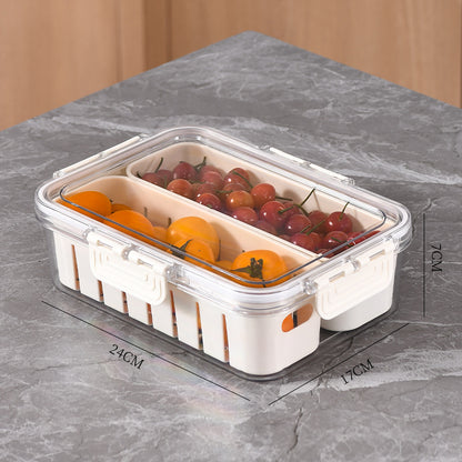 Seasoning Fresh-keeping Plastic Kitchen Sealed Box Spice Storage Box Food Grade Format Transparent Cereal Seasoning