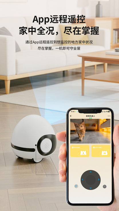 Smart Laser Cat Teaser Camera Wireless Remote Companion for Pets Cross-Border Hot-Selling Pet Monitoring Factory Wholesale